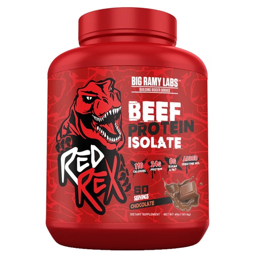 [6223007823036] Big Ramy Labs Red Rex Beef Protein Isolate-60Serv.-1814G.-Chocolate