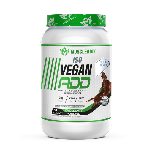 [6223007824484] Muscle Add Iso Vegan Add-30Serv.-1050G.-Chocolate Pudding
