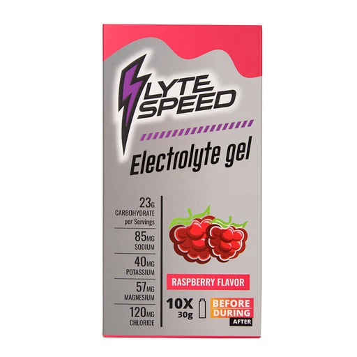 [6224010248304] Building Blox Lyte Speed Electrolyte Gel 10Serv.-300G.-Raspberry Flavor