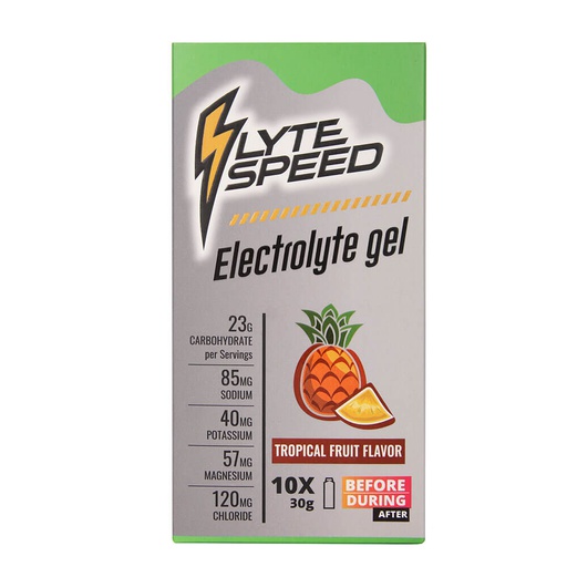 [6224010248298] Building Blox Lyte Speed Electrolyte Gel 10Serv.-300G.-Tropical Fruit Flavor