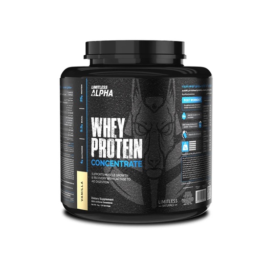 [6223012481061] Limitless Alpha Whey Protein Concentrate-30Serv.-1KG.-Vanilla