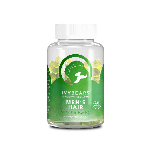 [4262382640397] Ivybears Men's Hair Vitamins-30Serv.-60Gummies