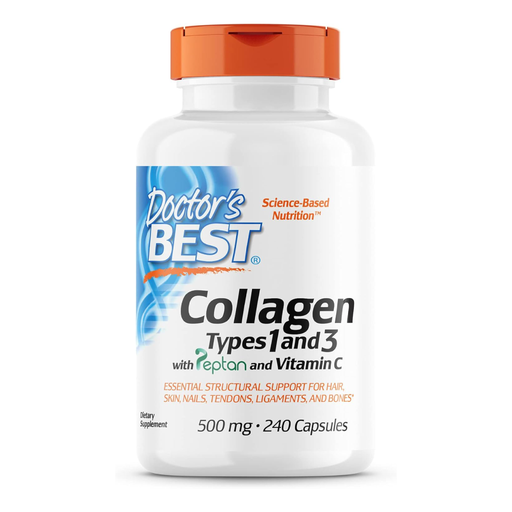 [753950002630] Doctor's Best Collagen Types1&amp;3 With Peptan And Vitamin C-60Serv.-240Capsules