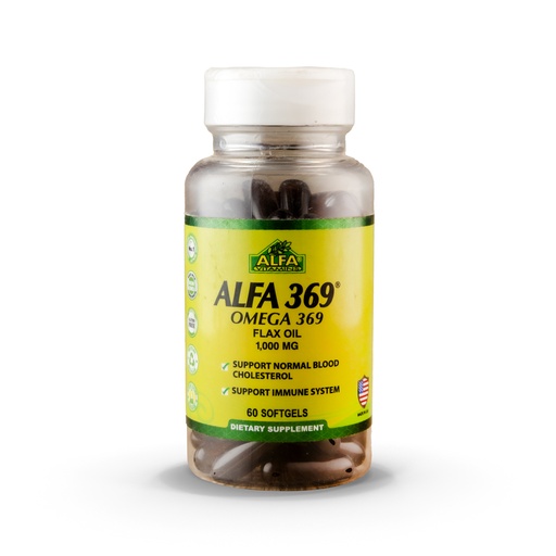 [676194984442] Alfa Vitamins Omega 369-60Serv.-60Softgels