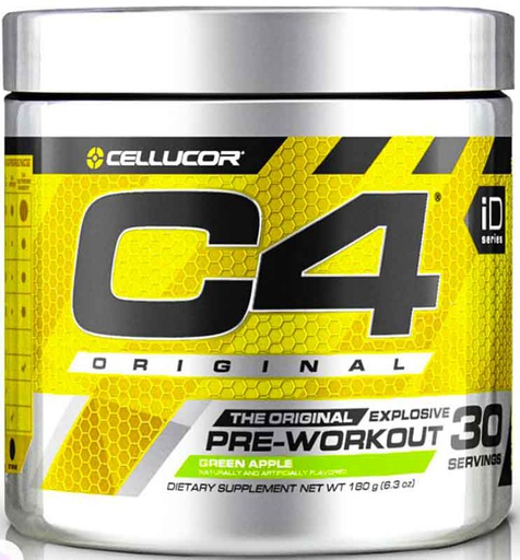 [810390029938] Cellucor C4 Original ID-30Serv.-180G-Green Apple