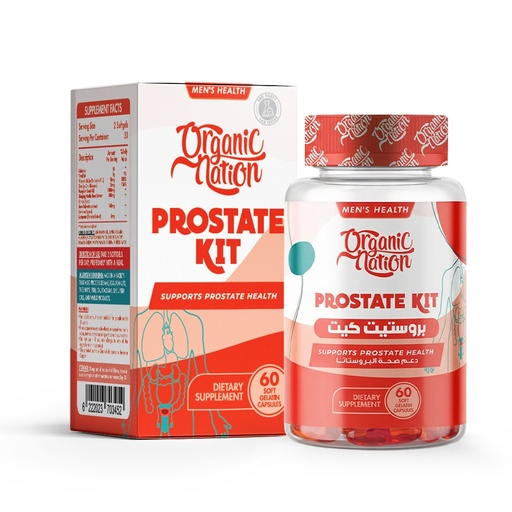 [6222023703452] Organic Nation Prostate Kit-30Serv.-60Soft Gels