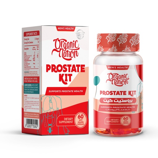 [6222023703452] Organic Nation Prostate Kit-30Serv.-60Soft Gels