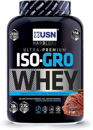 [6009701197815] Usn Hardcore Ultra-Premium Iso Gro Whey-57Serv.-2Kg.-Chocolate