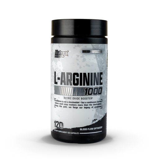 [850026029543] Nutrex Research L-Arginine 1000-60Ser.-120Capsules