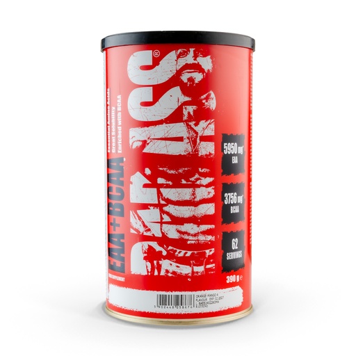 [5902448258676] Bad Ass Eaa+Bcaa-62Serv.-390G.-Orange Mango