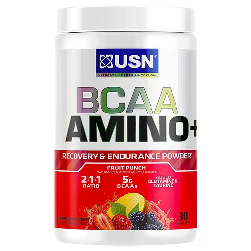 [6009544905431] Usn Bcaa Amino+Recovery&amp;Endurance Powder-30Serv.-348G-Fruit Punch