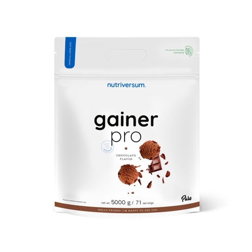 [5999107126780] Nutriversum Pure Gainer Pro-71Serv.-5000G-Chocolate