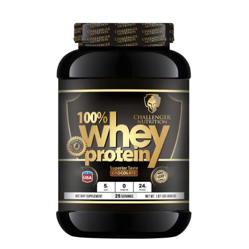 [6223007825030] Challenger Nutrition 100% Whey protein-25Serv-850G-Chocolate