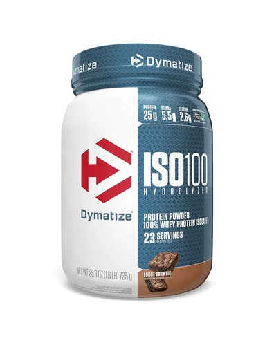 [705016353231] Dymatize ISO100-43Serv.-1.4KG.-Fudge Brownie