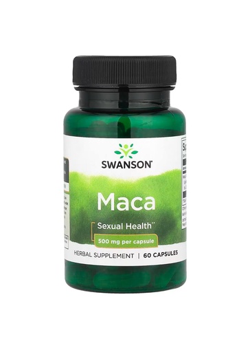 [087614080116] Swanson Maca Sexual Health-500MG-60Serv.-60Capsules