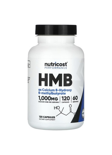 [857077008879] Nutricost Performance Hmb-60Serv.-120Capsules.