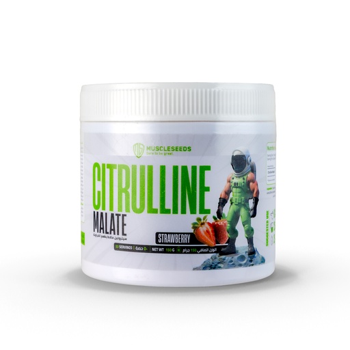 [7898588895575] Muscleseeds Citruline Malate -50Serv.-150g.-Strawberry
