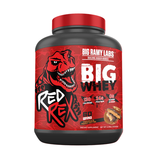 [6223007824194] Big Ramy Labs Building Bigger Bodies Big Whey-60Serv-2040G-Chocolate Peanut Butter