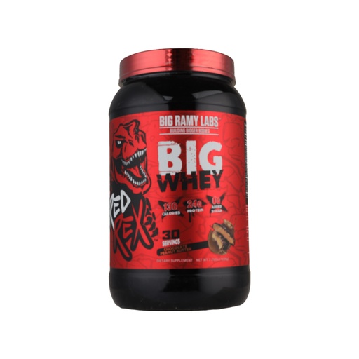 [6223007824248] Big Ramy Labs Building Bigger Bodies Big Whey-30Serv-1020G Chocolate Peanut Butter
