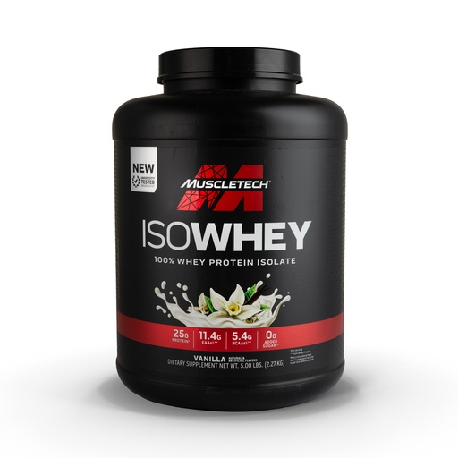 [631656717617] MuscleTech Iso Whey 75Serv.-2.27Kg.- Vanilla
