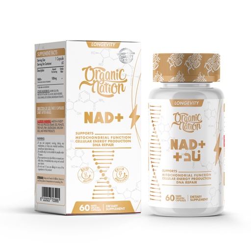 [6222023703995] Organic Nation NAD+ 60Serv.-60Capsules