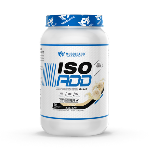 [6223007826662] Muscle Add Iso Add Plus -30Serv.-1080G.Vanilla Ice Cream