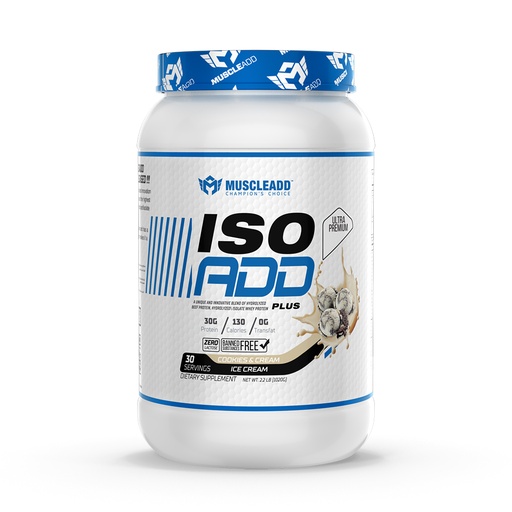 [6223007826686] Muscle Add Iso Add Plus -30Serv.-1020G-Cookies n' Cream