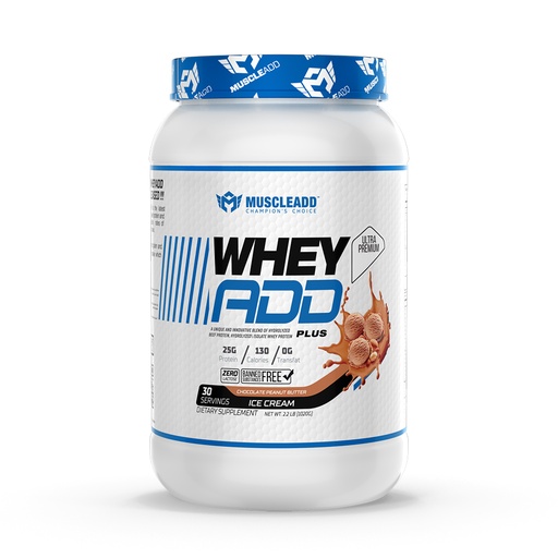 [6223007826594] Muscle Add Whey Add Plus-30Serv.-1020G-Chocolate Peanut Butter Ice-cream