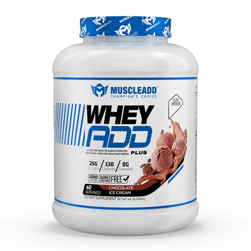 [6223007826532] Muscle Add Whey Add Plus-60Serv.-2040G-Chocolate Ice Cream