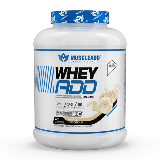 [6223007826556] Muscle Add Whey Add Plus-60Serv.-2040G-Vanilla Ice Cream