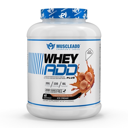 [6223007826563] Muscle Add Whey Add Plus-60Serv.-2040G-Chocolate Peanut Butter Ice-cream