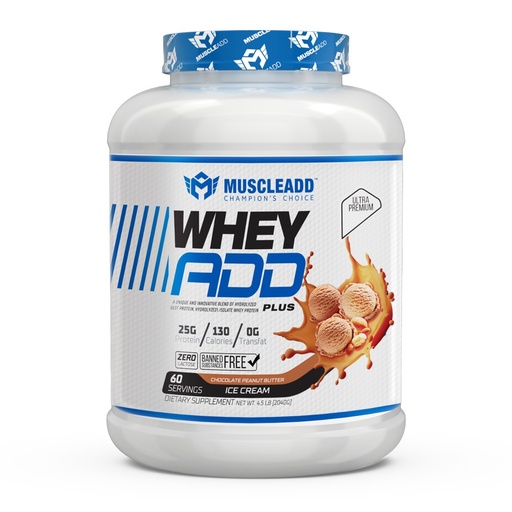 [6223007826563] Muscle Add Whey Add Plus-60Serv.-2040G-Chocolate Peanut Butter Ice-cream