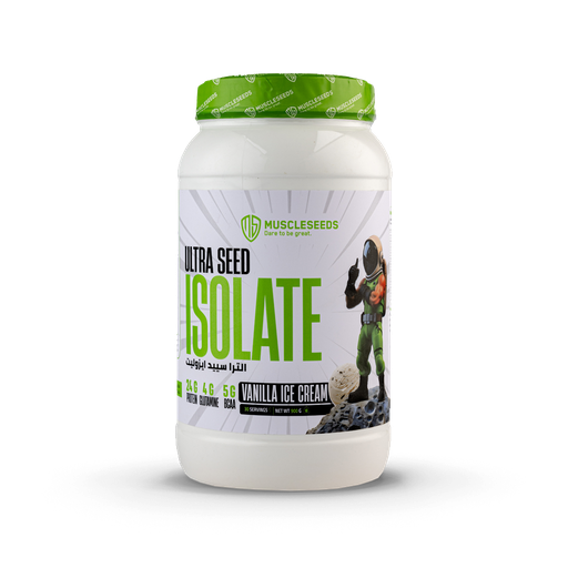 [7898588895585] Muscleseeds  Ultra Seed Isolate -30Serv-900G- Vanilla Ice Cream