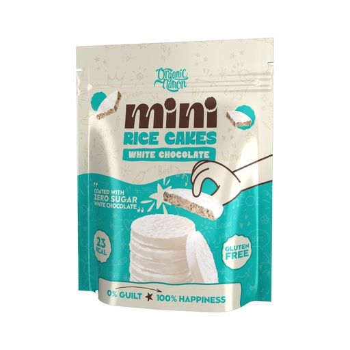 [6222023703759] Organic Nation Mini Rice cakes coated with white chocolate-40GM