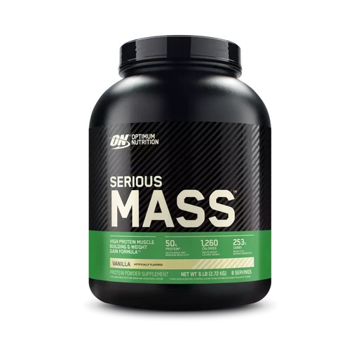 [748927023008] Optimum Nutrition Serious Mass-8Serv.-2.72KG-Vanilla