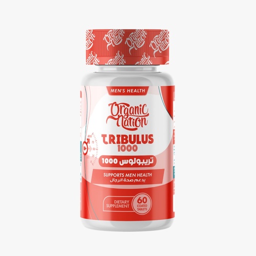 [6222023704022] Organic Nation Tribulus 1000mg-60Serv-60Coated Tablet