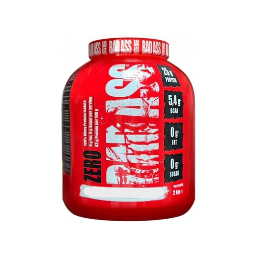 [5902448296104] Bad Ass Zero 100% Whey Protein isolate-66Serv-2KG-Snikers
