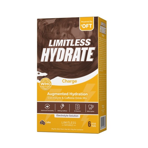 [6223012483768] Limitless Hydrate Augmented Hydration Augmented Hydration-6Serv-174G-Coffee