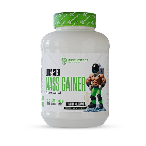 [7898588895555] Muscleseeds Ultra Seed Mass Gainer-15Serv.-2.250G.-Vanilla Milkshake