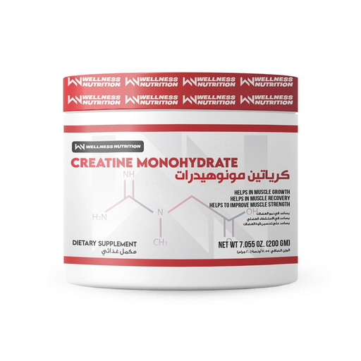 [6224002171337] Wellness Nurition Creatine Monohydrate-40Serv-200G