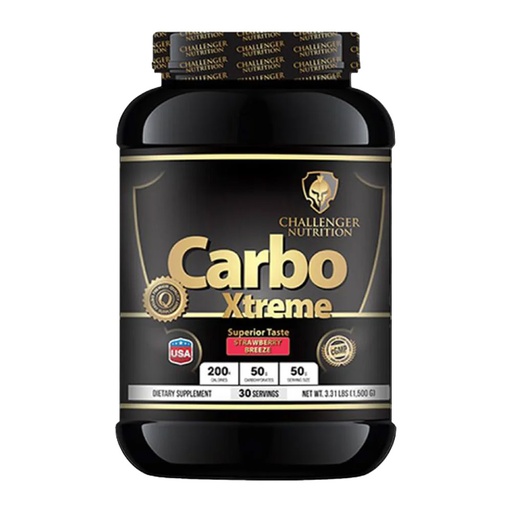 [6223007820752] Challenger Nutrition Carbo Xtreme-30Serv-1500G-Strawberry Breeze