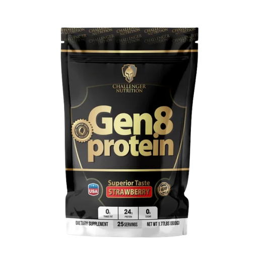 [6223007827294] Challenger Nutrition GEN 8 Protein-25Serv.-800G-Strawberry