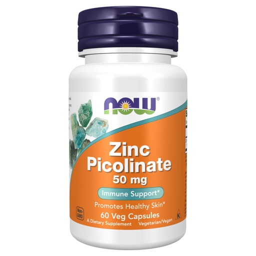[733739015501] Now Zinc Picolinate 50MG.-60Serv.-60Veg Capsules.