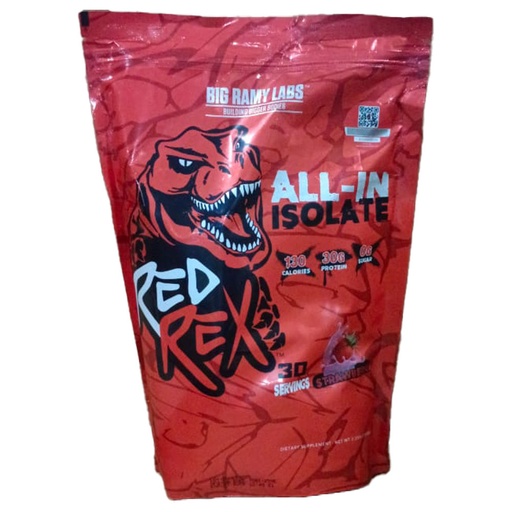 [6223007827188] Big Ramy Labs Red Rex All-in Isolate-30Serv.-1020G-Strawberry