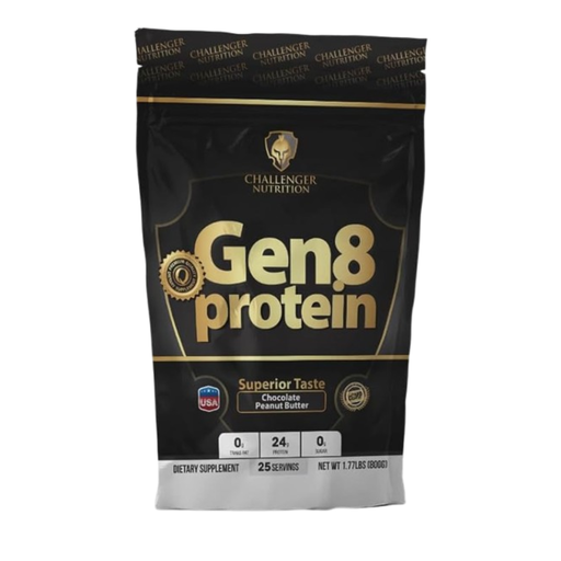 [6223007827287] Challenger Nutrition GEN 8 Protein-25Serv.-800G-Chocolate Peanut Butter