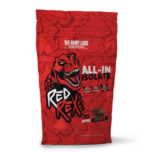 [6223007827171] Big Ramy Labs Red Rex All-in Isolate-30Serv.-1020G-Chocolate