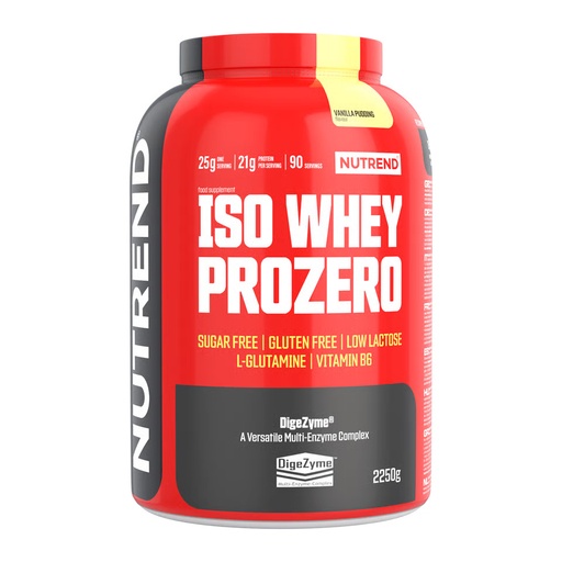 [8594014868517] Nutrend Nutrend iso Whey Prozero-90Serv.-2250G.-Vanilla Pudding