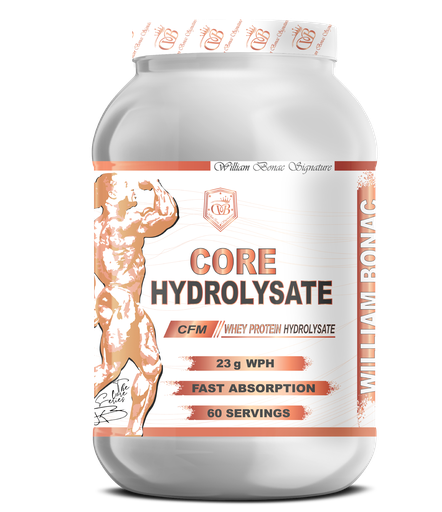 [5902444723918] William Bonac Whey Protein Hydrolysate.-60Serv.-1800G-Strawberry