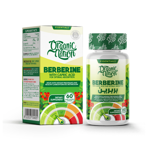 [6222023704695] Organic Nation Berberine-60Serv.-60Caps.