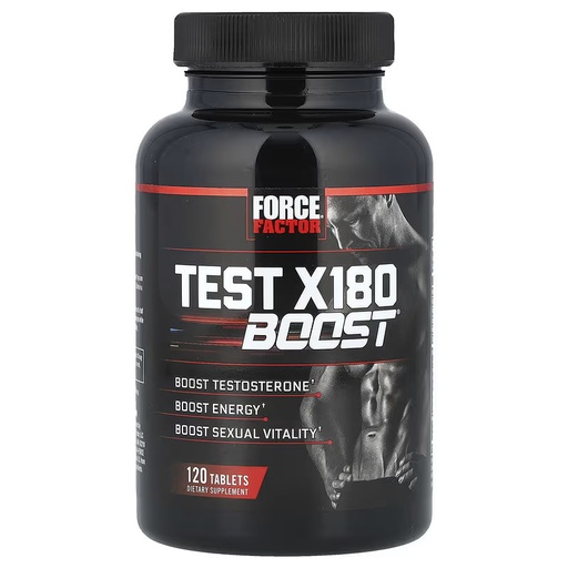 [818594014774] Force Factor Test X180 Boost-30Serv.-120Tablets